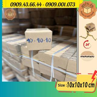 Hộp giấy P16 size 10x10x10 cm, thùng carton gói hàng Everest