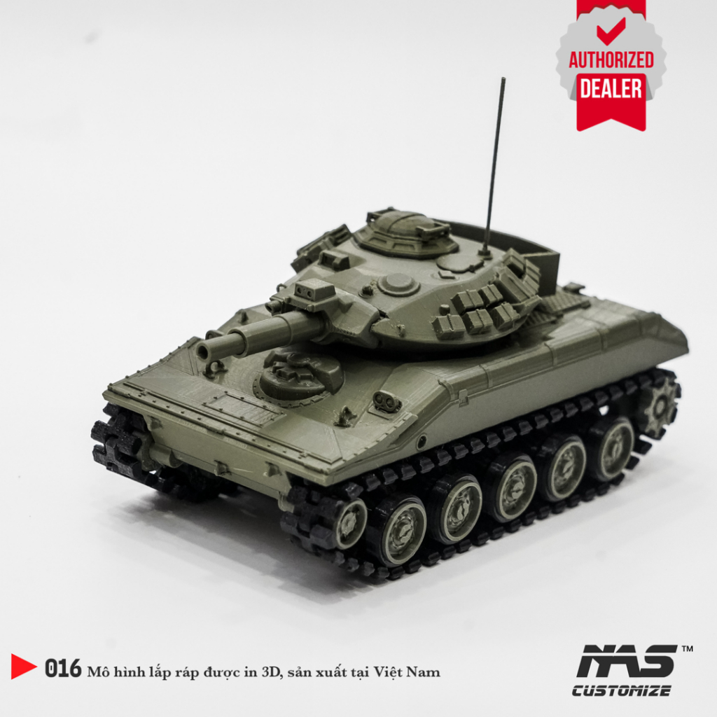 [NAS] Mô hình xe tăng Mỹ M551 Sheridan 1/48, Mô hình lắp ráp quân sự xe tăng Sheridan tỉ lệ 1/48.