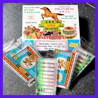 Bột vani /Vanilline Vỉ 10 ống