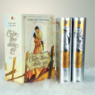 Sách - cuốn theo chiều gió - bộ 2 cuốn tặng hộp - margaret mitchell - dt698