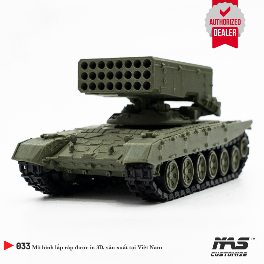 [NAS] Mô hình xe tăng Nga TOS-01 1/48, Mô hình lắp ráp quân sự xe tăng Nga  TOS 01 tỉ lệ 1/48