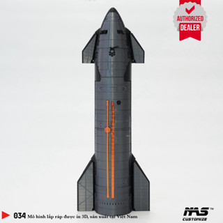 [NAS] Mô hình lắp ráp tàu vũ trụ Starship S28 , mô hình SpaceX, mô hình tàu vũ trụ SpaceX Starship tỉ lệ 1:144