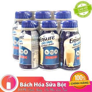 Sữa Nước Abbott Ensure Liquid Vanilla 237ml - Lốc 6 Chai