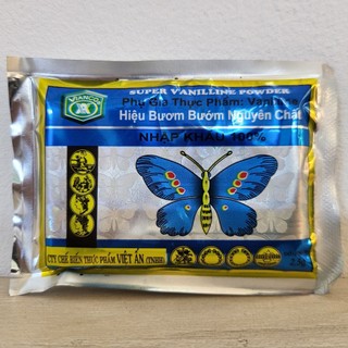 (gói lẻ 2.5g / 10 ống) BỘT THƠM VANI BƯƠM BƯỚM VIANCO Super Vanilla Powder