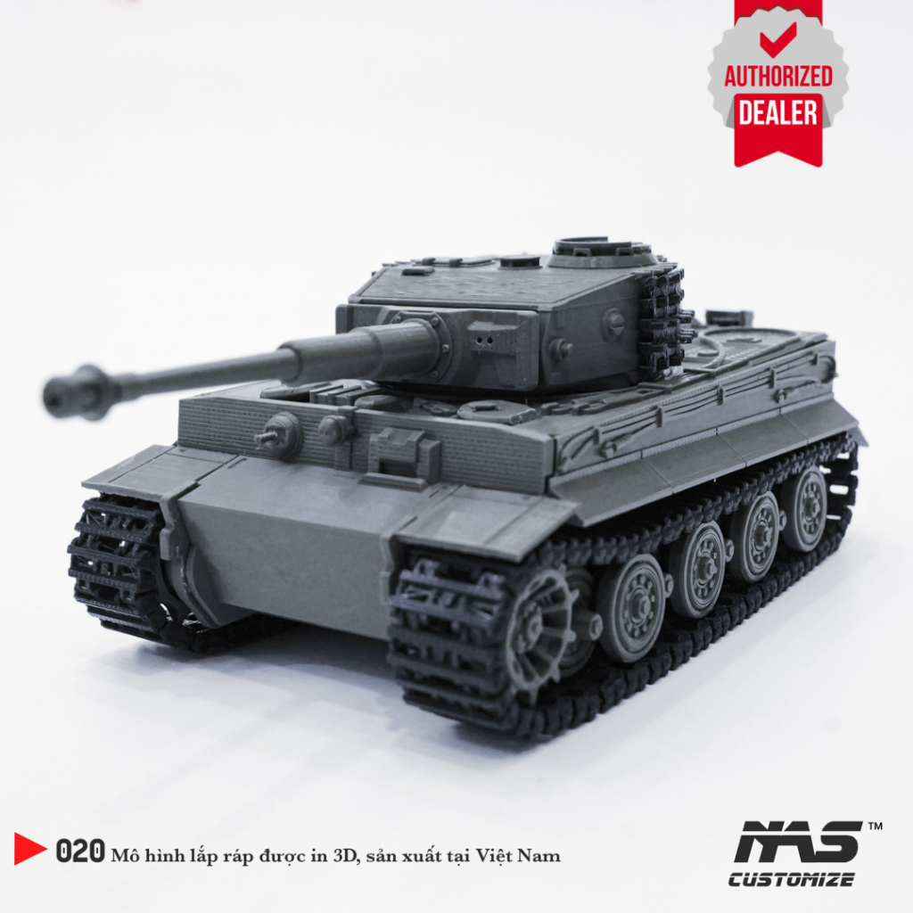 [ NAS ] Mô hình xe tăng Đức Tiger E tỉ lệ 1:48, Mô Hình lắp ráp Xe Tăng quân sự Tỉ Lệ 1 / 48
