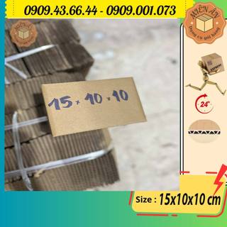 Hộp giấy P25 size 15x10x10 cm, thùng carton gói hàng Everest