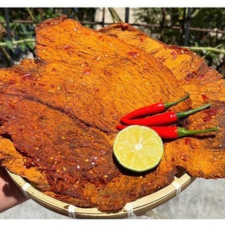 Khô Bò Hồng Ngự - Khô bò miếng loại 1 ( 5-6 miếng trong 1 hộp 500g ) ( Thơm ngon - đậm vị )