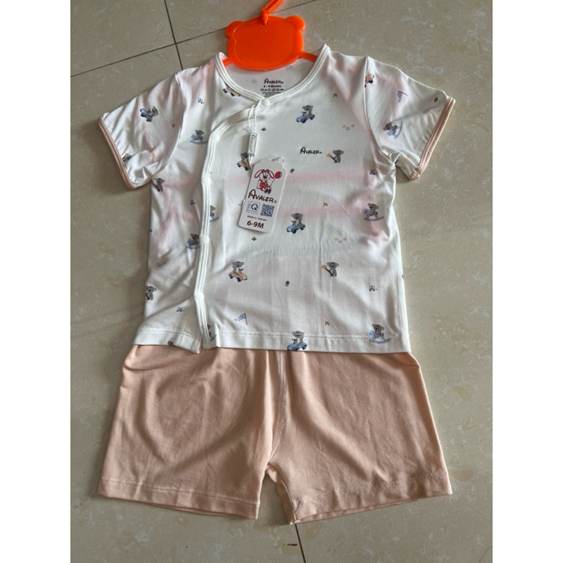 Bộ cộc tay Avaler, Mommom, Goodmama size 6-9 months