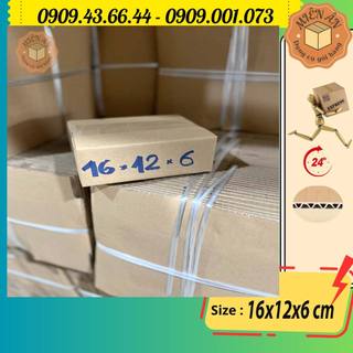 Hộp giấy P32 size 16x12x6 cm, thùng carton gói hàng Everest