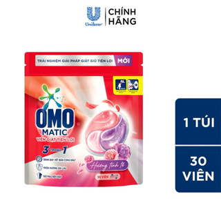 Túi viên giặt tiện lợi OMO 3 trong 1 (30viên & 50viên/túi)