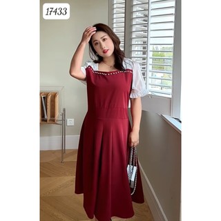 SALE - Đầm đi tiệc 70-95kg. BIGSIZE size lớn Noel 17433