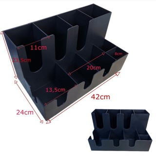 Kệ đựng cốc mika 9 ngăn 2 tầng