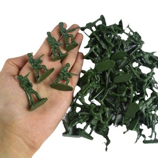 Set 100 Mô Hình Đồ Chơi Người Lính Mini Cho Bé