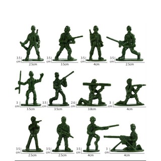 Set 100 Mô Hình Đồ Chơi Người Lính Mini Cho Bé