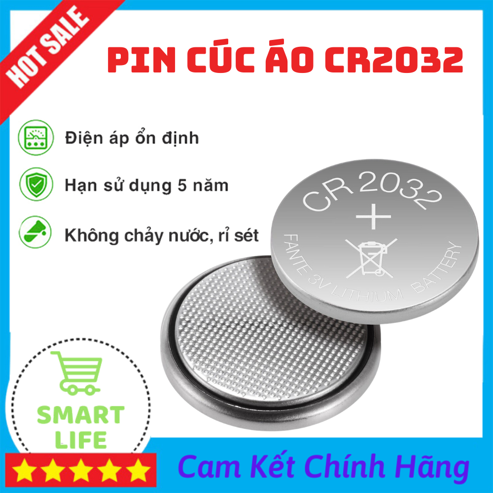 Pin Cúc Áo CR2032 Dùng Cho Thiết Bị Định Vị GPS, Momax, DropTag, FindMyTag, Máy Tính