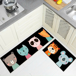 Thảm bếp 3D✨Freeship✨Bộ 2 thảm bếp chống trơn trượt,thấm hút nước cao cấp