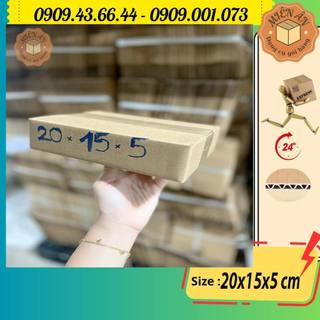 Hộp giấy P53 size 20x15x5 cm, thùng carton gói hàng Everest