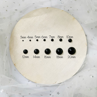 Mắt thú nhựa đủ size từ 3mm - 20mm #matthu #tiemlencantho #matthudan