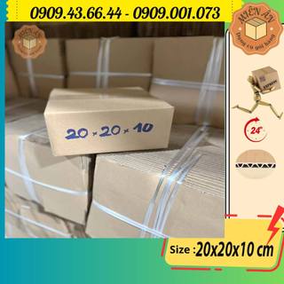 Hộp giấy P49 size 20x20x10 cm, thùng carton gói hàng Everest
