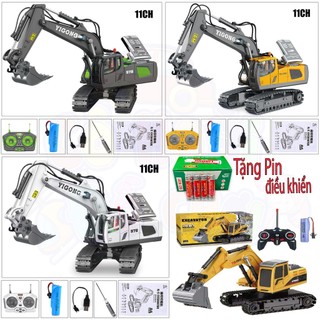 Đồ chơi máy xúc, xe ben điều khiển từ xa 11 kênh, 9 kênh và 6 kênh