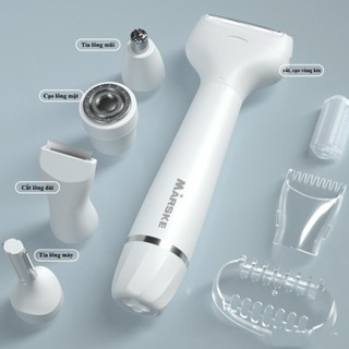 Máy Cạo Lông Vùng Kín 5 IN 1 MARSKE, Cạo Lông mày, Bikini, Lông Mũi, Không kích ứng da, an toàn
