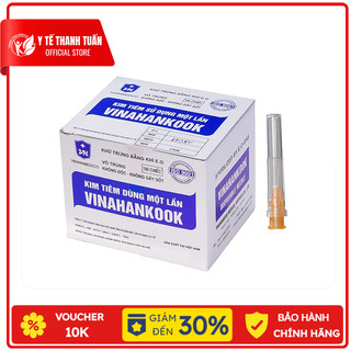 Kim Tiêm Sử Dụng Một Lần Vinahankook Size Từ 20G Đến 26G (Khử Trùng An Toàn Tuyệt Đối)