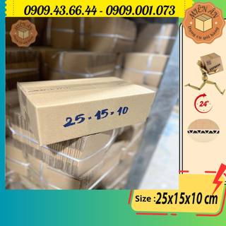 Hộp giấy P64 size 25x15x10 cm, thùng carton gói hàng Everest