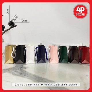 01 túi 10x10x5cm kraft 120gsm xịn nhiều màu