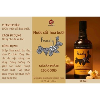 Nước cất hoa bưởi tươi Karose Pomely (theo mùa hoa)