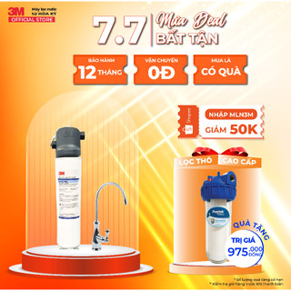 Máy Lọc Nước Lắp Dưới Bồn Rửa 3M BREW120-MS Công Suất Lớn Kèm Vòi 3M