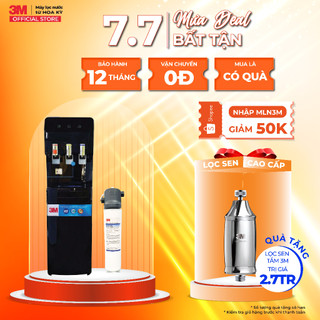 Máy Lọc Nước Nóng Lạnh 3M VN3-3V Màu Đen (Sử Dụng Bộ Lọc 3M BREW120-MS)