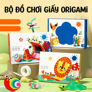 Bộ đồ chơi gấp giấy origami nhật bản
