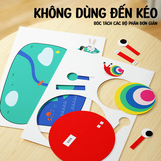 [ RẺ VÔ ĐỊCH ] Bộ Đồ Chơi Gấp Giấy Origami Nhật Bản 32 Chủ Đề Sáng Tạo Cho Bé  kèm keo dán trong bộ 9-ORIGAMI