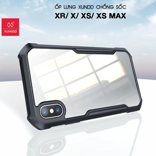 [Hỏa Tốc HCM] Ốp lưng XUNDD iPhone XR/ X/ XS/ XS Max (BEETLE SERIES) - Chống shock, Mặt lưng trong, Viền TPU - Đen