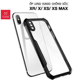 [Hỏa Tốc HCM] Ốp lưng XUNDD iPhone XR/ X/ XS/ XS Max (BEETLE SERIES) - Chống shock, Mặt lưng trong - Đen
