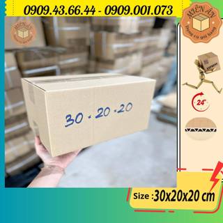 Hộp giấy, thùng carton size 30x20x20 cm hộp carton gói hàng Everest