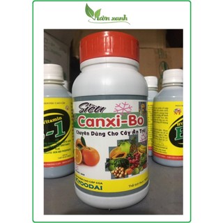 Phân bón lá siêu Canxi Bo chai 500ml chống rụng hoa, trái non, nứt trái, thối trái