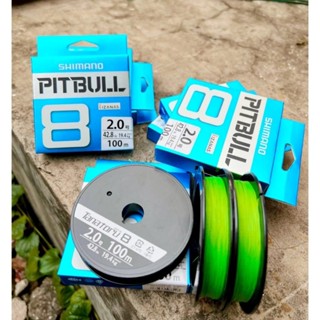 Dây Câu Lure PE shimano Pitbull X8 ( 100m) Chuyên Lure Cá lóc Cá Chẽm Đủ size Từ {0.8-7.0}