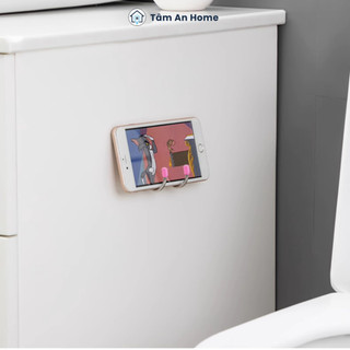 BỘ 2 Móc Cường Lực Inox Dán Tường Dạng Móc Đôi ( Tâm An Home)