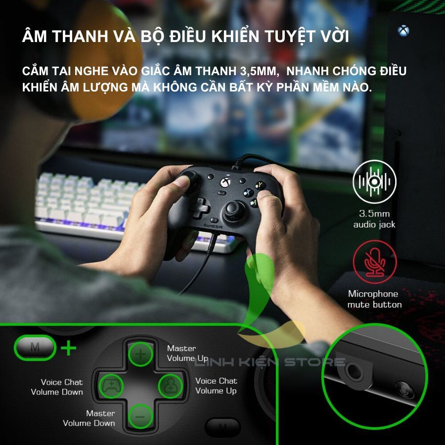 Tay cầm game GameSir G7 / G7 Pro  - Gamepad chuyên nghiệp kết nối có dây cho Xbox và PC | BigBuy360 - bigbuy360.vn