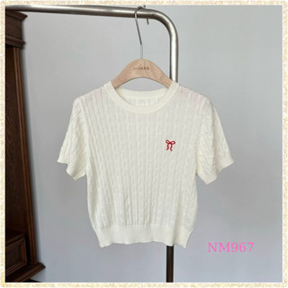 Áo len sợi thừng tay bồng, dáng croptop, dày dặn, nhẹ nhàng, nữ tính, hh147100