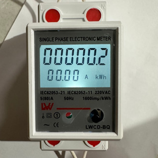 Công Tơ Điện Tử 4 Thông Số 80A 220V có RESET độ chính xác cao màn hình LCD BH 9 tháng