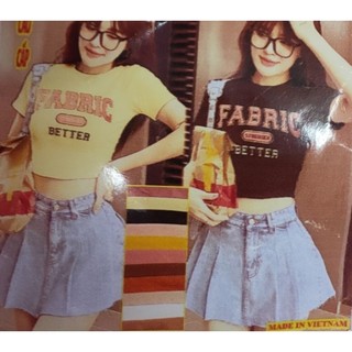 Áo croptop thun borip thái xịn