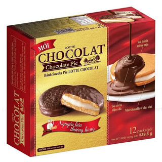 Bánh Chocolat Lotte 6packs, 12packs