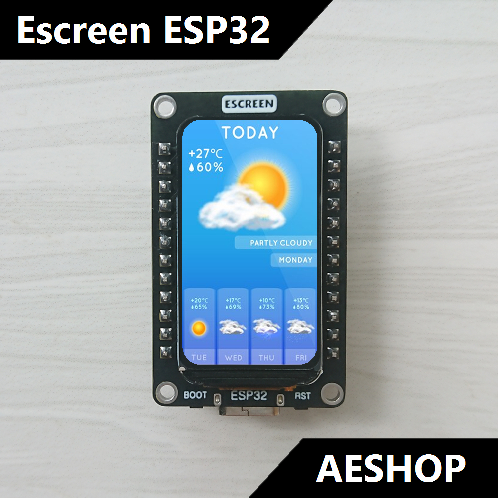 Kit phát triển Escreen ESP32 1.47 inch