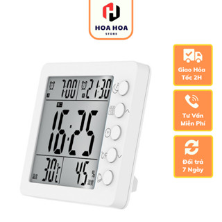Đồng hồ điện tử đo nhiệt độ , độ ẩm  T10 phù hợp sử dụng trong nhà