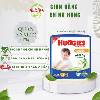 Tã quần Huggies Skincare Super Jumbo M76/L68/XL60/XXL54 (hàng tặng kèm tùy thời điểm khuyến mãi)