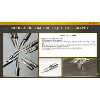  Ngòi chính hãng Leta các loại ngòi lá tre bút luyện chữ ngòi êm trơn ngòi lá tre s ngòi kinh tinh êm trơn vàng 