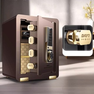 Két Sắt Điện Tử Cao Cấp , Két Sắt Vân Tay - Khóa Số Thông Minh Gắn Tường Kích Thước 45x38x33cm 3 Màu Sang Trọng