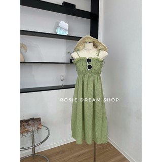 Dọn kho bán lỗ - - Váy hai dây buộc nơ vai maxi đi biển, du lịch, đầm nữ dáng dài đi biển